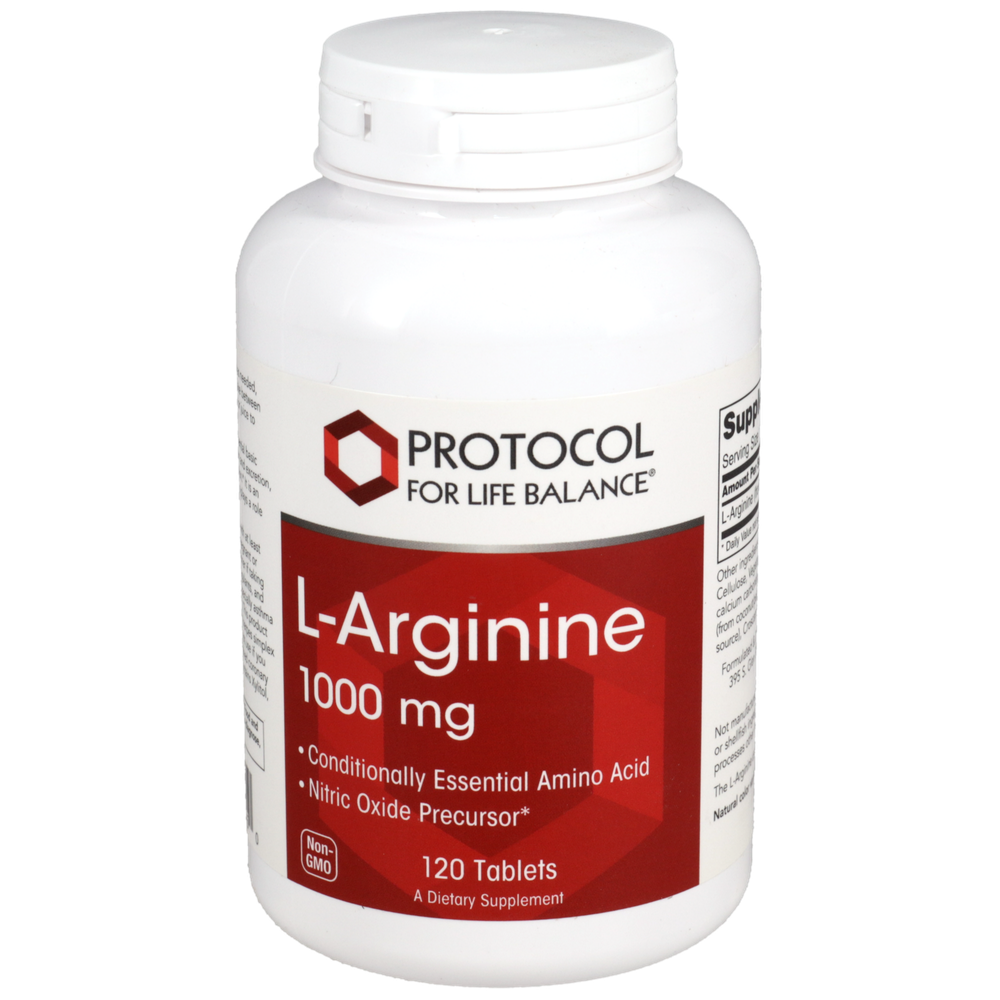 Arginine 1000mg, 120 Tablets , Brand_Protocol for Life Balance Form_Tablets Requires Consultation Size_120 Tablets tablets