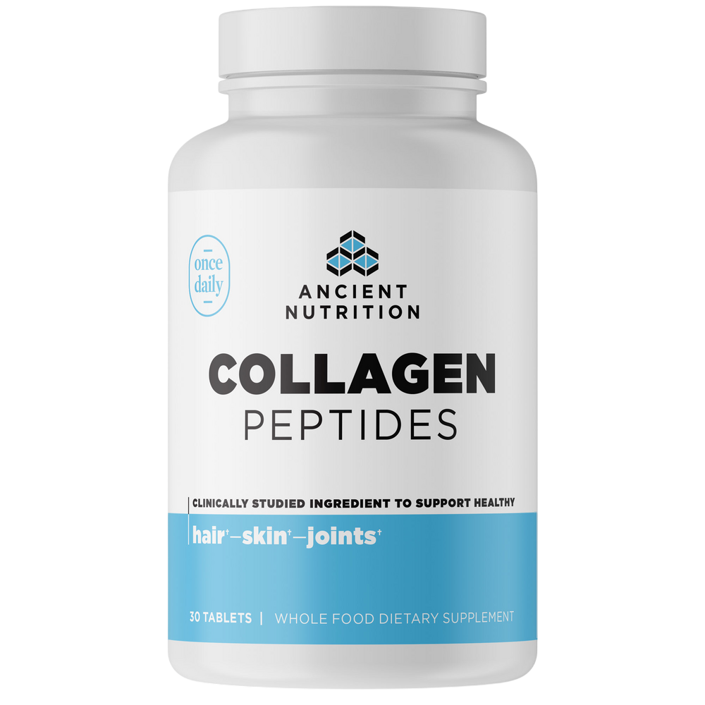 Ancient Nutrition Collagen Peptides - Vanilla Tablets - front