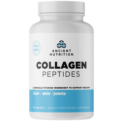 Ancient Nutrition Collagen Peptides - Vanilla Tablets - front