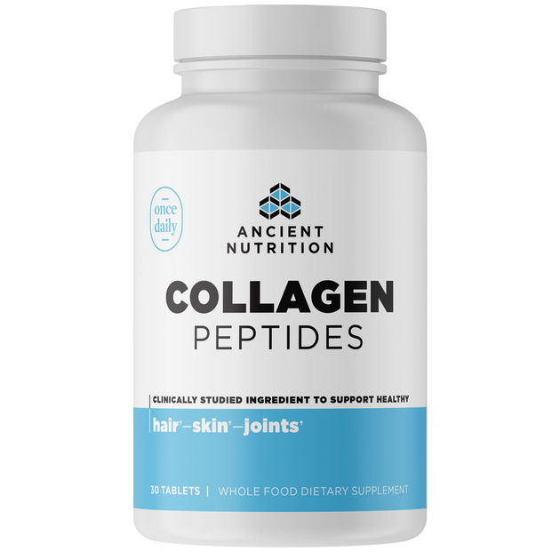 Ancient Nutrition Collagen Peptides - Vanilla Tablets - front