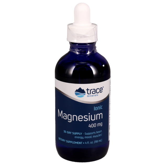 Liquid Ionic Magnesium - 400mg, 118 mL Liquid , Brand_Trace Minerals Form_Liquid Size_118 mL