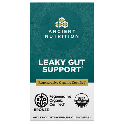 Ancient Nutrition Regenerative Organic Certified Leaky Gut Support - front