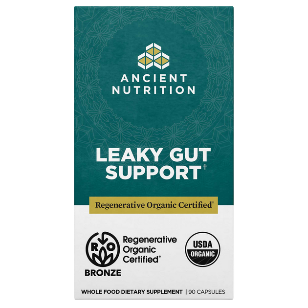 Ancient Nutrition Regenerative Organic Certified Leaky Gut Support - front