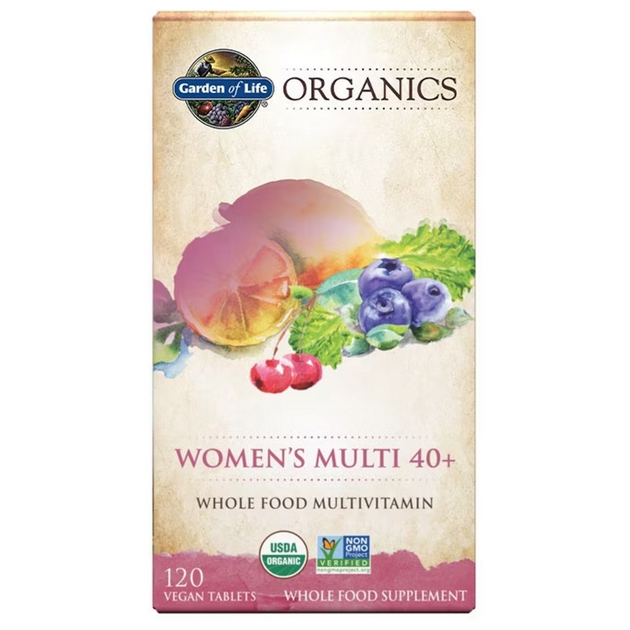 Organics Womens Multi 40+, 120 Tablets