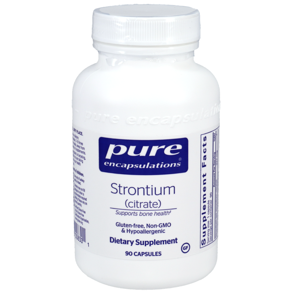 Strontium (citrate), 90 Capsules , Brand_Pure Encapsulations caps Form_Capsules Not Emersons Size_90 Caps