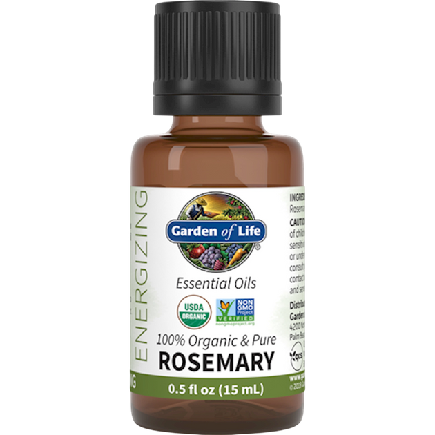 Rosemary Essential Oil Organic, 0.5 oz