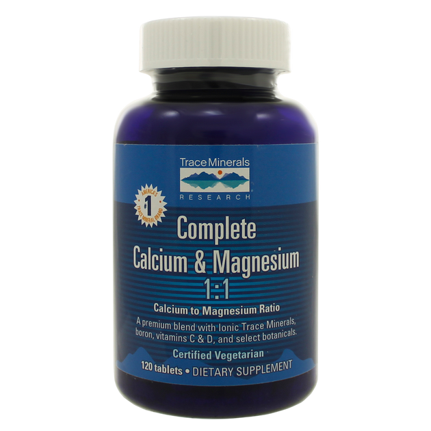 Complete Cal/Mag 1:1, 120 Tablets , Brand_Trace Minerals Form_Tablets Size_120 Tablets