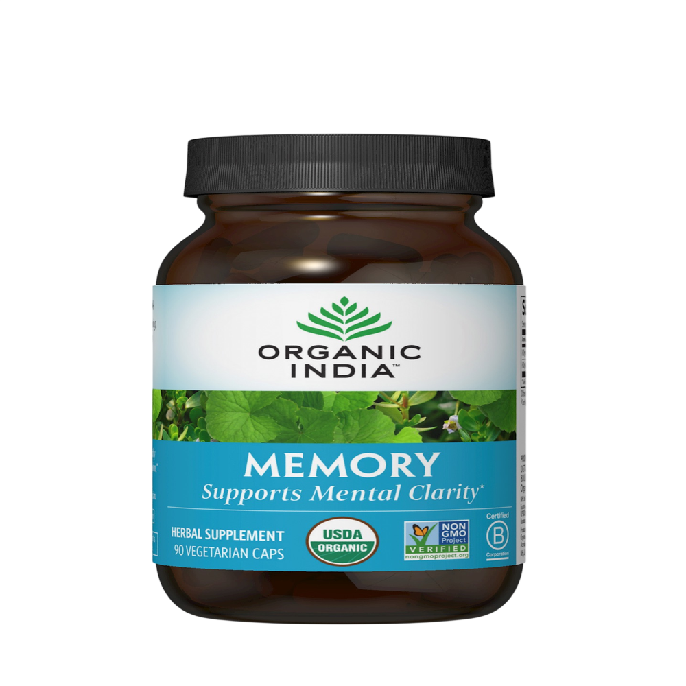 Memory, 90 capsules , Ayurveda Brand_Organic India Form_Capsules