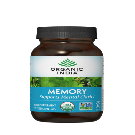 Memory, 90 capsules , Ayurveda Brand_Organic India Form_Capsules