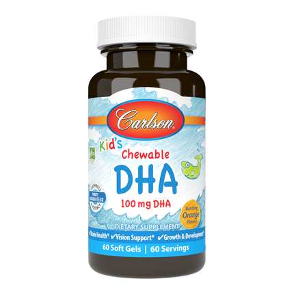 Kids Chewable DHA Orange, 60 Softgels