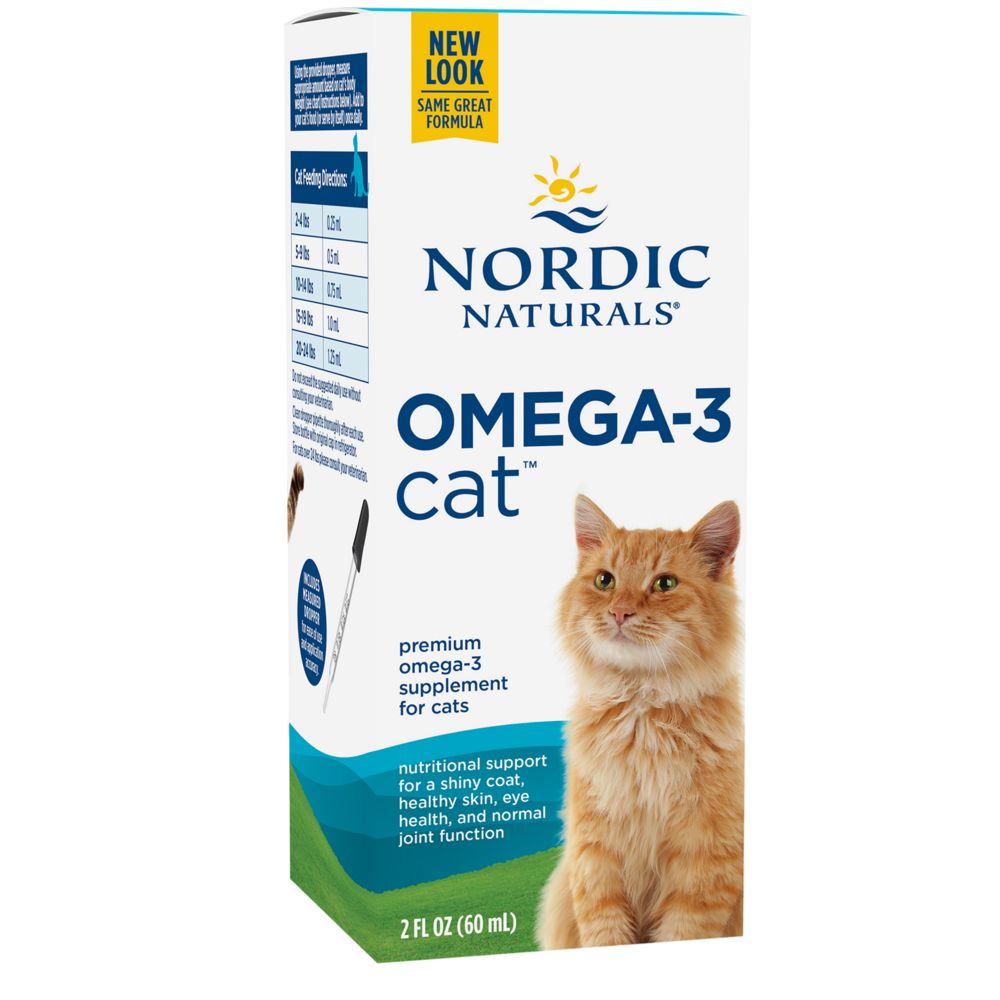 Nordic Naturals Omega-3 Cat - front of bottle
