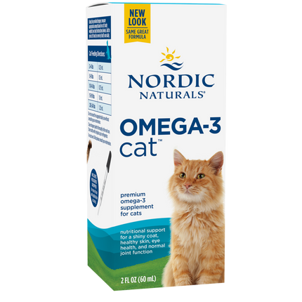Nordic Naturals Omega-3 Cat - front of bottle