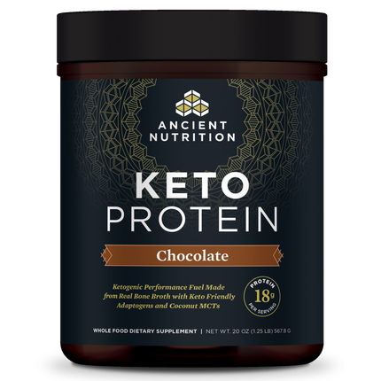 Ancient Nutrition Keto Protein Chocolate - front