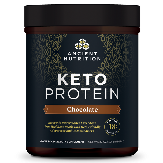 Ancient Nutrition Keto Protein Chocolate - front