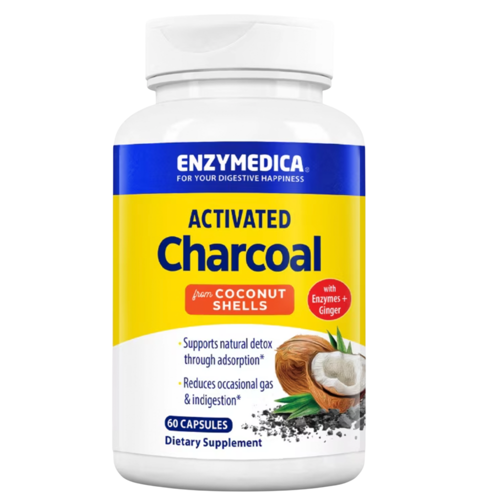 Activated Charcoal, 60 Capsules