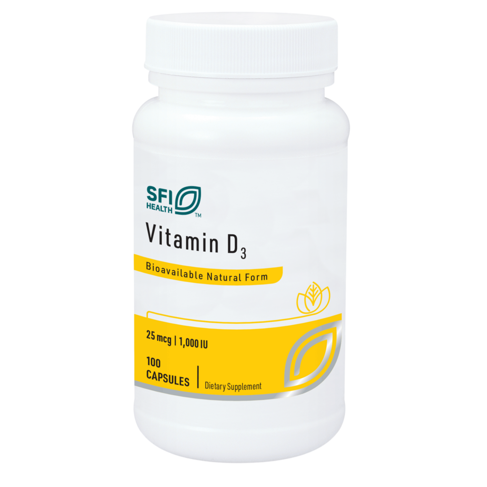 Vitamin D3 1000IU, 100 Capsules