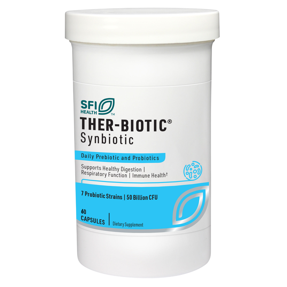 Ther-Biotic® Synbiotic Shelf Stable Probiotic, 60 Capsules
