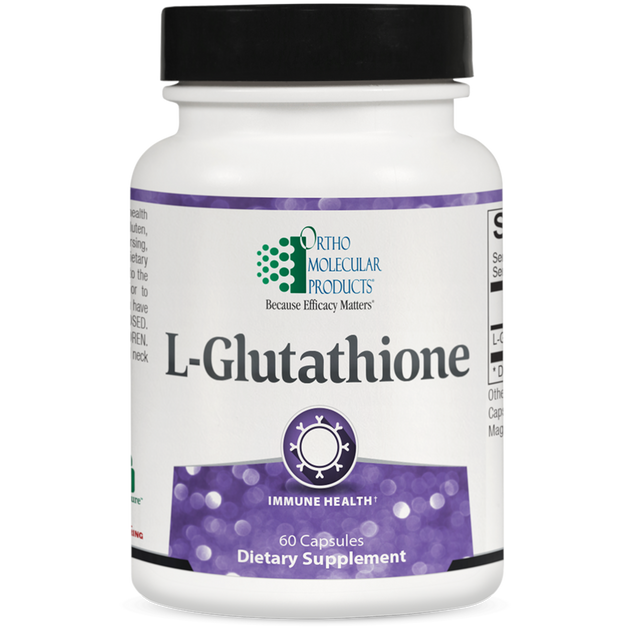 L-Glutathione, 60 capsules , Brand_Ortho Molecular caps Form_Capsules Requires Consultation Size_60 Caps