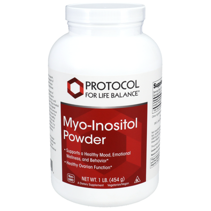 Myo-Inositol Powder, 454 Grams , Brand_Protocol for Life Balance Form_Powder powder Requires Consultation Size_454 Grams