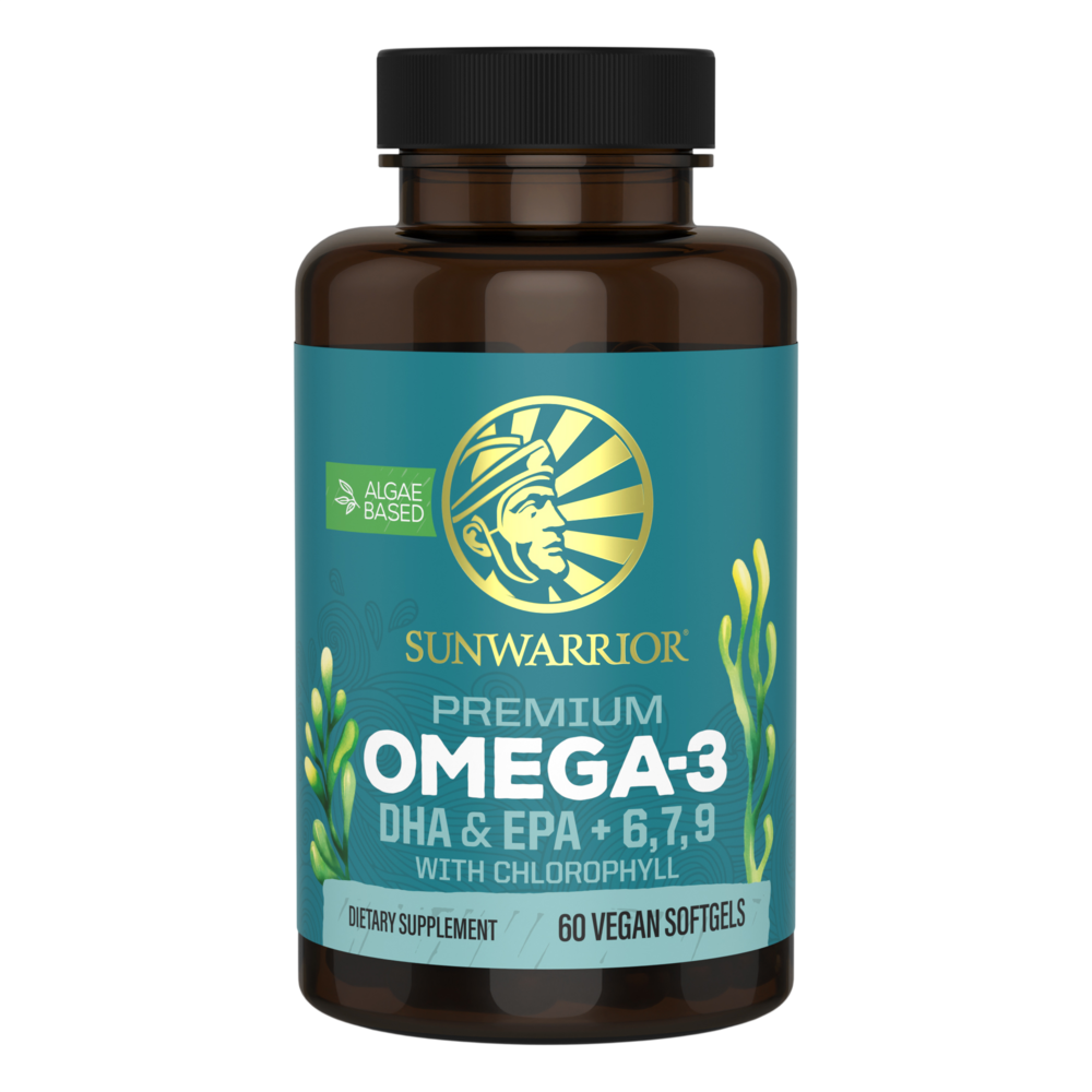 Premium Omega-3, 60 Capsules , Brand_Sunwarrior Form_Capsules Size_60 Capsules