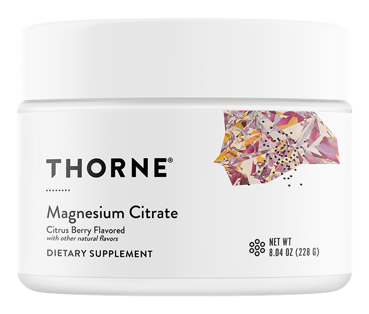Magnesium Citrate Powder Citrus Berry, 228 g Powder , Brand_Thorne Research Form_Powder Size_228 g
