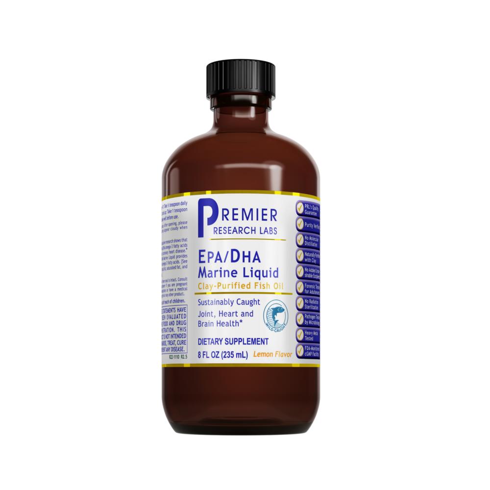 EPA/DHA Marine Liquid, 235 Milliliters , Brand_Premier Research Labs Form_Liquid liquid Requires Consultation Size_235 Milliliters
