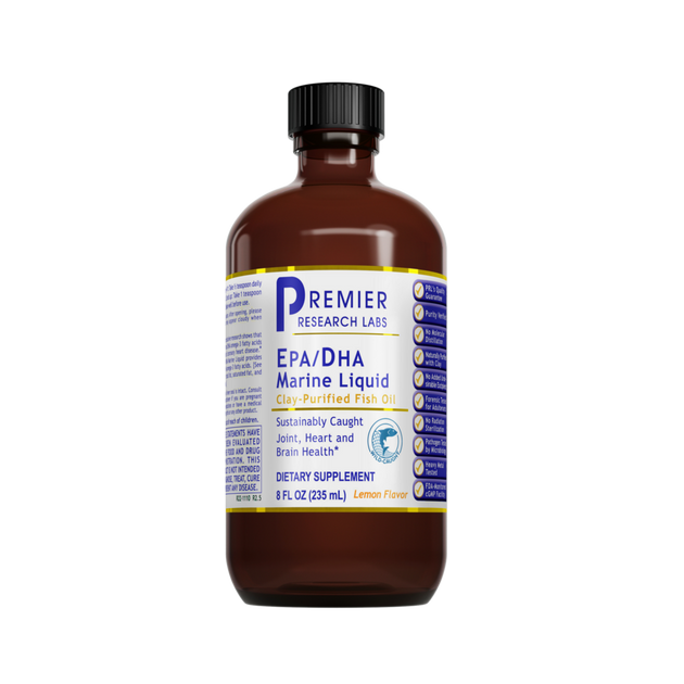EPA/DHA Marine Liquid, 235 Milliliters , Brand_Premier Research Labs Form_Liquid liquid Requires Consultation Size_235 Milliliters
