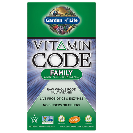 Vitamin Code Family Multi, 120 Capsules