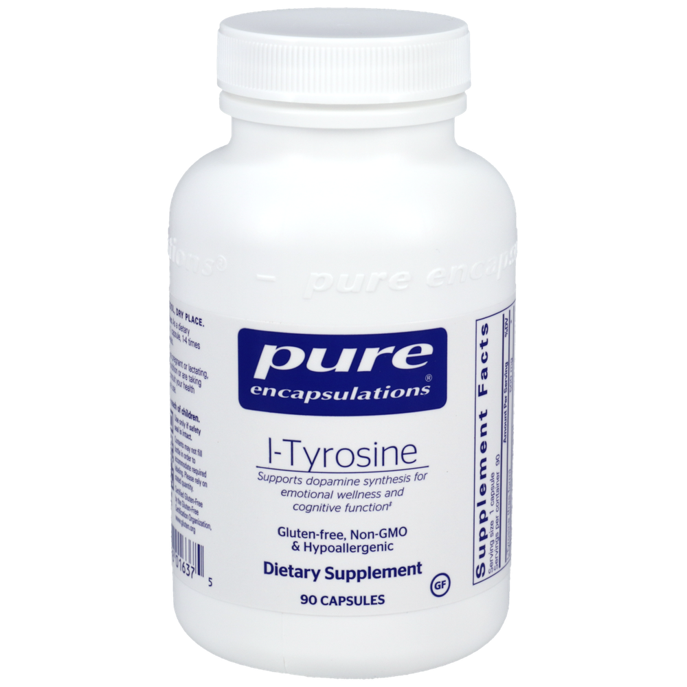 L-Tyrosine, 90 Capsules , Brand_Pure Encapsulations caps Emersons Form_Capsules Requires Consultation Size_90 Capsules