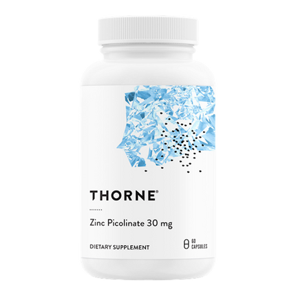 Zinc Picolinate 30mg, 60 Capsules , Brand_Thorne Research Form_Capsules Size_60 Capsules