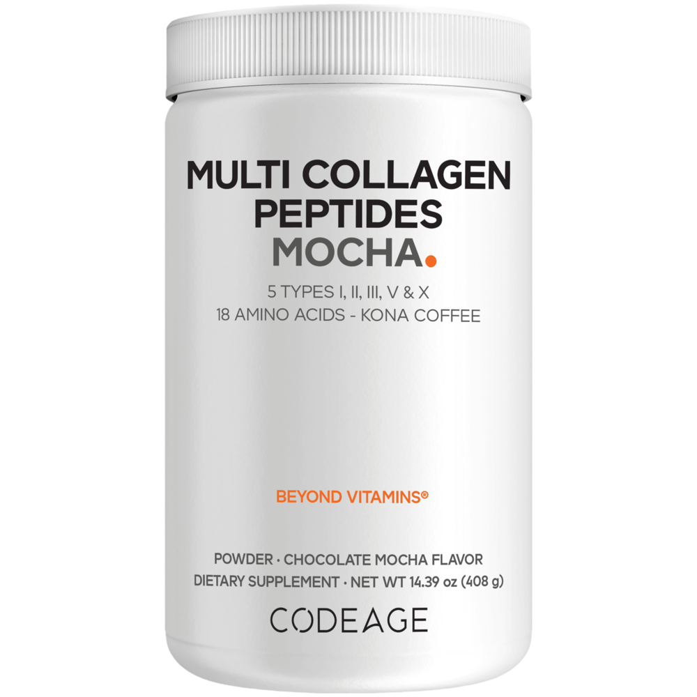 Multi Collagen Peptide Powder Mocha Chocolate Mocha, 408 g Powder