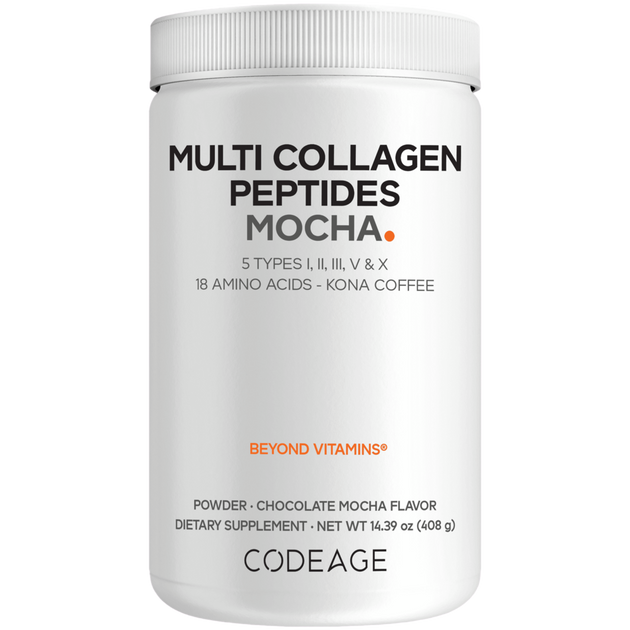 Multi Collagen Peptide Powder Mocha Chocolate Mocha, 408 g Powder