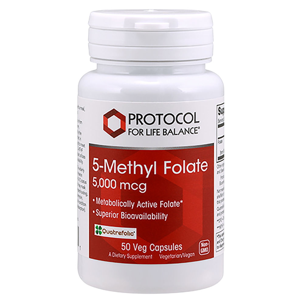 5-Methyl Folate 5000mcg, 50 Capsules , Brand_Protocol for Life Balance capsules Form_Capsules Requires Consultation Size_50 Capsules