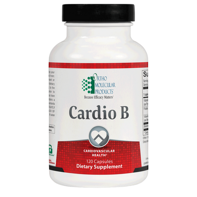 Cardio B, 120 capsules , Brand_Ortho Molecular caps Form_Capsules Requires Consultation Size_120 Caps