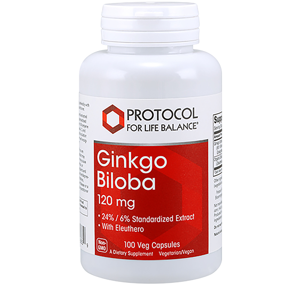 Ginkgo Biloba 120mg, 100 Capsules