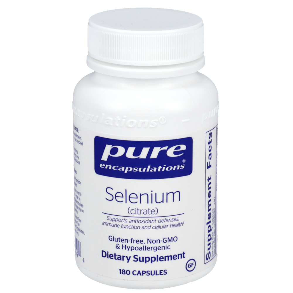 Selenium (citrate), 180 Capsules , Brand_Pure Encapsulations caps Emersons