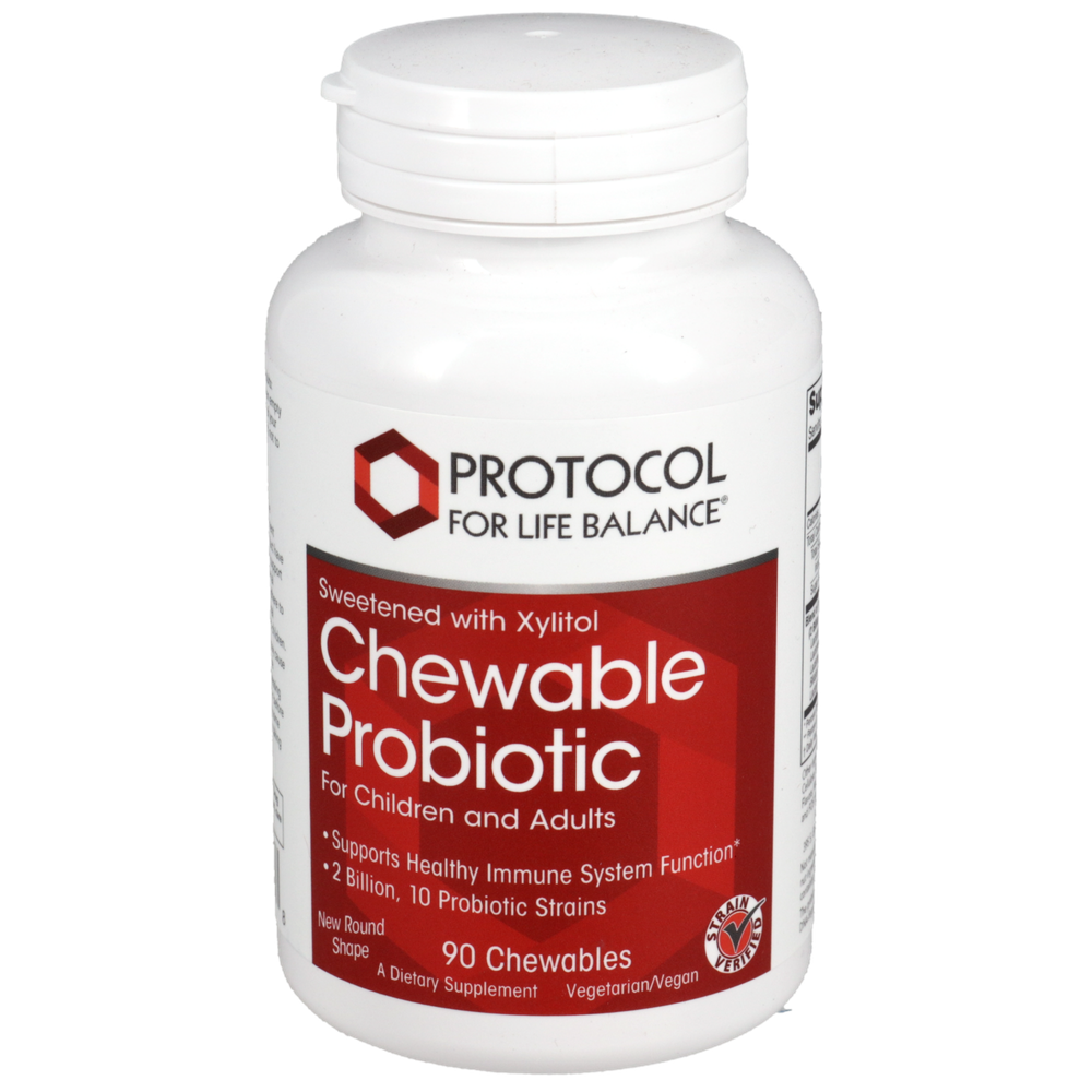 Chewable Probiotic-4, 90 Chewables , Brand_Protocol for Life Balance chewables Form_Chewables Requires Consultation Size_90 Chewables