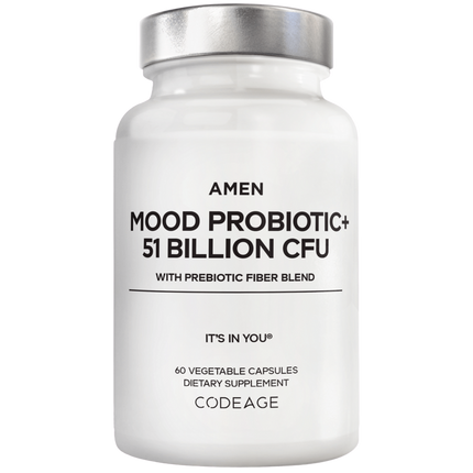 Amen Mood Probiotic + 51 Billion CFU, 60 capsules — front
