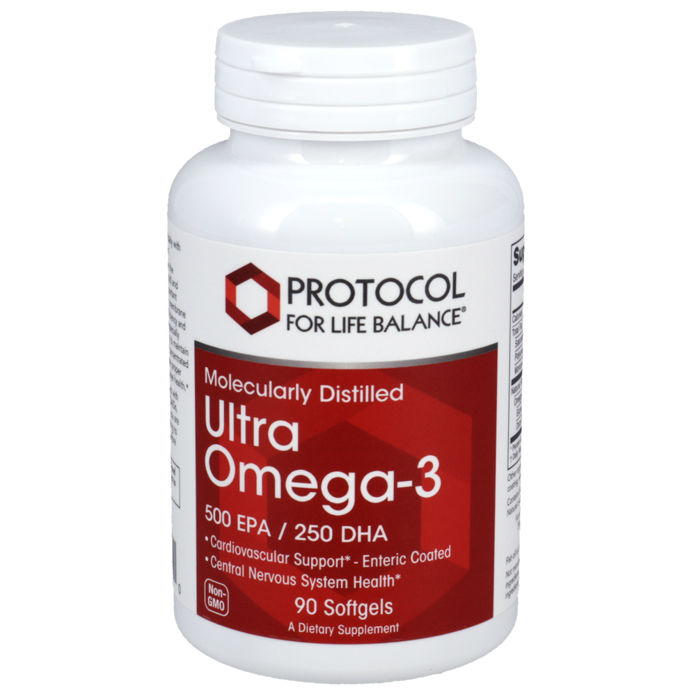 Ultra Omega-3 500EPA/250DHA, 90 Softgel Capsules , Brand_Protocol for Life Balance Form_Softgels Requires Consultation Size_90 Softgel Capsules softgels
