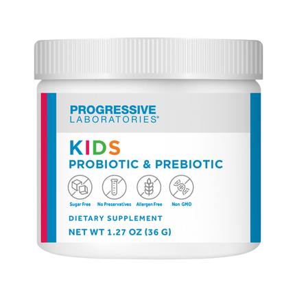 Kid's Probiotic & Prebiotic Powder, 36 Grams , Brand_Progressive Labs Form_Powder powder Requires Consultation Size_36 Grams