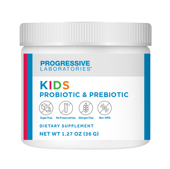 Kid's Probiotic & Prebiotic Powder, 36 Grams , Brand_Progressive Labs Form_Powder powder Requires Consultation Size_36 Grams