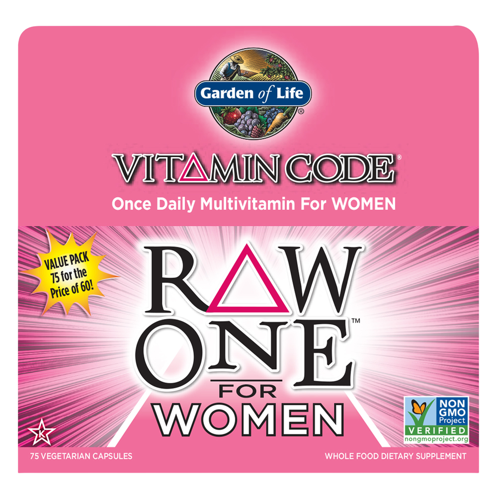 Vitamin Code RAW One for Women, 75 Capsules