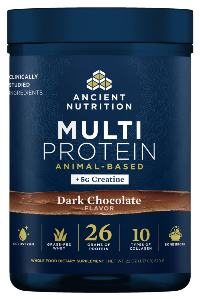 Ancient Nutrition Multi Protein + Creatine - Dark Chocolate - front