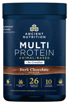 Ancient Nutrition Multi Protein + Creatine - Dark Chocolate - front