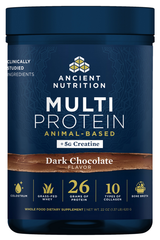 Ancient Nutrition Multi Protein + Creatine - Dark Chocolate - front