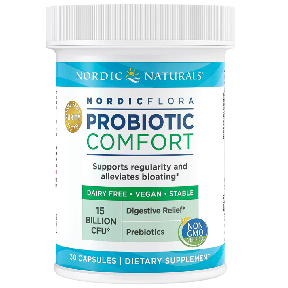 Nordic Flora Probiotic Comfort - front of bottle