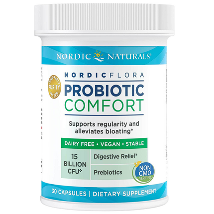 Nordic Flora Probiotic Comfort - front of bottle