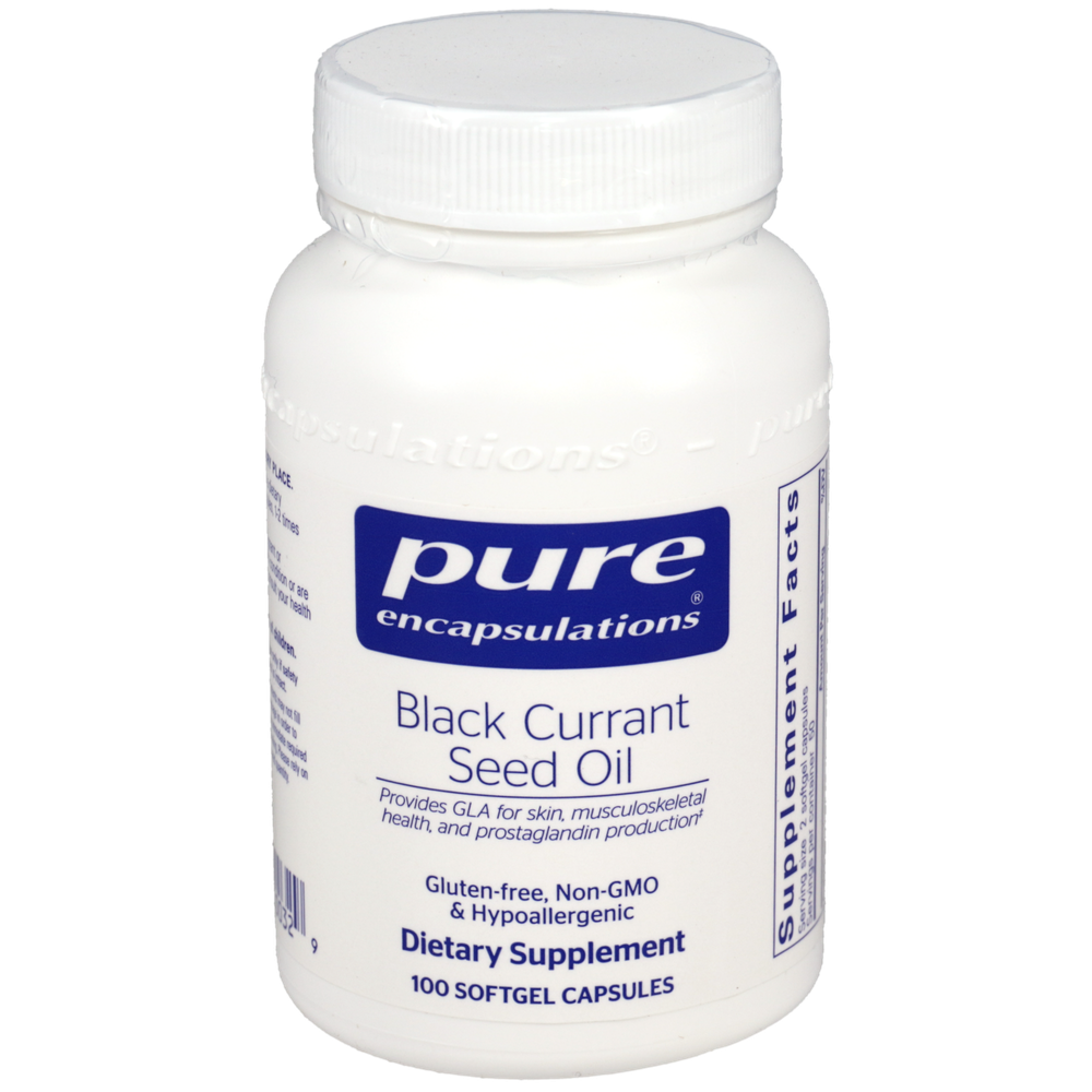Black Currant Seed Oil, 100 Softgels , Brand_Pure Encapsulations Emersons Form_Softgels Requires Consultation Size_100 Softgel Capsules softgels