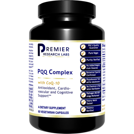 PQQ Complex with CoQ10, 60 Capsules , Brand_Premier Research Labs capsules Form_Capsules Requires Consultation Size_60 Capsules