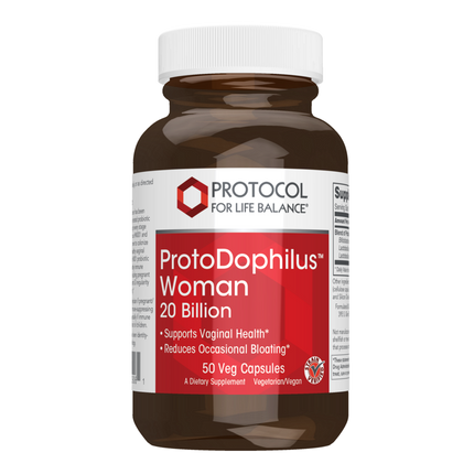 Protodophilus Woman 20 Billion, 50 Capsules , Brand_Protocol for Life Balance capsules Form_Capsules Requires Consultation Size_50 Capsules
